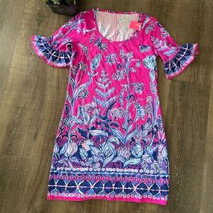 NWT Lilly Pulitzer Jayden Dress (Bougainvillea Pink Un Beet Able Engineered)